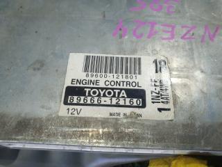 Блок efi TOYOTA COROLLA FIELDER NZE124 1NZFE 89666-12160 2 ракурс