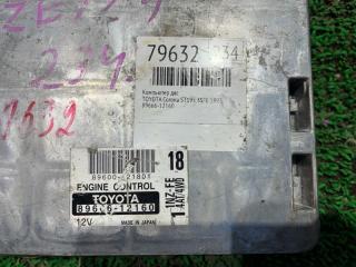 Блок efi TOYOTA COROLLA FIELDER NZE124 1NZFE 89666-12160 2 ракурс