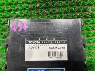 Блок управления 4wd TOYOTA MARK X GRX125 4GRFSE 89630-22070 2 ракурс