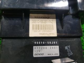 Блок управления климат-контролем SUZUKI WAGON R MH21S 95510-58J01 4 ракурс