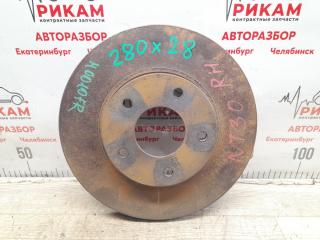 Фото запчасти диск тормозной передний NISSAN X-TRAIL 2001 контрактная запчасть Запчасть диск тормозной передний NISSAN X-TRAIL 2001