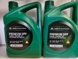 Запчасть масло моторное hyundai premium dpf 6л Hyundai