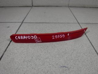 Отражатель в бампер задний левый KIA Cerato Б/У Отражатель в бампер задний левый KIA Cerato
