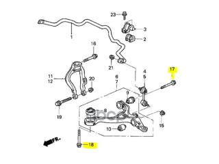 Болт Переднего Рычага Honda