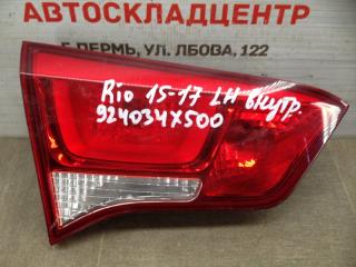 Фонарь левый - вставка в дверь / крышку багажника KIA RIO (2011-2017) 2015-2017