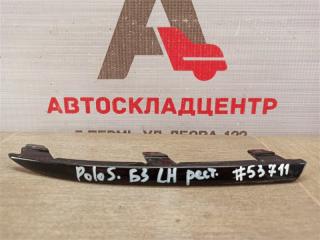 Молдинг бампера заднего левый VOLKSWAGEN POLO (Mk5) седан 2010-2020 2015-2020 Б/У Молдинг бампера заднего левый VOLKSWAGEN POLO (Mk5) седан 2010-2020 2015-2020