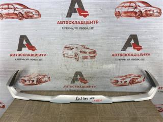 Спойлер (юбка) бампера переднего KIA RIO X-Line (2017-н.в.) 2020- Б/У Спойлер (юбка) бампера переднего KIA RIO X-Line (2017-н.в.) 2020-