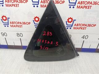 Запчасть стекло боковое заднее правое Mazda 3 2012