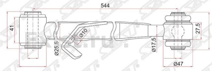 Запчасть тяга поперечная задняя Toyota Rav 4