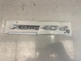 Запчасть эмблема задняя BMW X6 2021