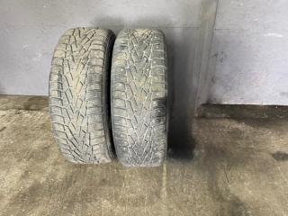 Комплект из 2-х Шина шипованная 195/60R15 Nokian Hakkapeliitta 7 (б/у)