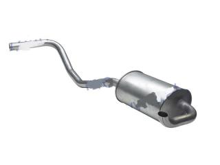Запчасть глушитель Renault Megane II 2003-2009