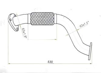 Фото запчасти глушитель Fiat Ducato новая запчасть Запчасть глушитель Fiat Ducato