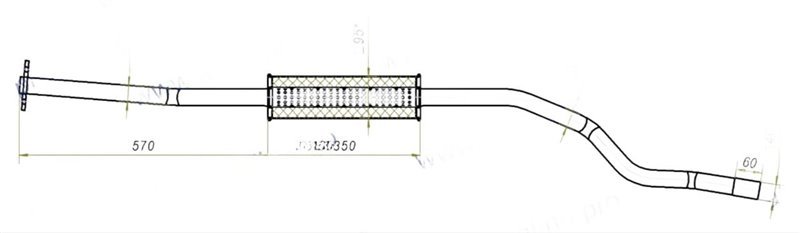 Фото запчасти глушитель Nissan Micra (2005-2010) новая запчасть Запчасть глушитель Nissan Micra (2005-2010)