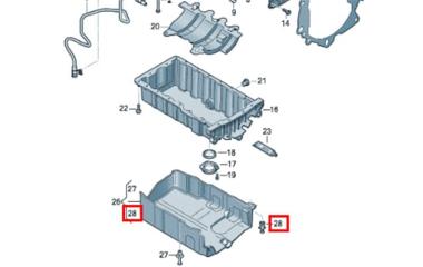 Крепеж SKODA Octavia (A7) 2013-2020 2014 v126