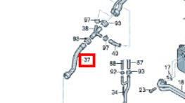 Патрубок радиатора Volkswagen Passat [B6] 2005-2010 2009 v131