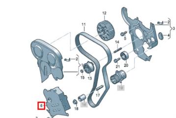 Запчасть детали двигателя SKODA Octavia рест (A5 1Z-) 2004-2013 2009 v122