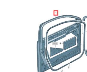 Дверь передняя левая Volkswagen Passat [B6] 2005-2010 2008 V138