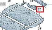 Пол багажника AUDI A6 [C5] 1997-2004 2000 V144