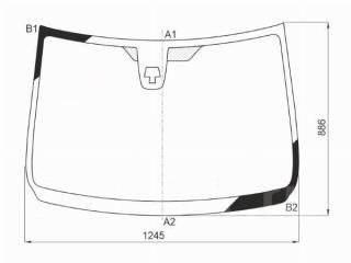 Стекло лобовое переднее SUZUKI Wagon R MH34S новая
