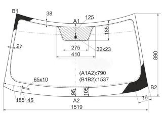 Запчасть стекло лобовое переднее KIA SOUL AM 861102K020 новая Стекло лобовое переднее KIA SOUL AM 861102K020 новая