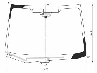 Стекло лобовое SUBARU Levorg VM4 65009-AJ320 новая