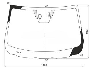 Стекло лобовое MAZDA CX-3 DK8A D10M-63-900 новая