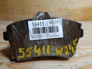 Колодки тормозные передние MERCEDES-BENZ B-Class W245 266.940 Колодки тормозные передние MERCEDES-BENZ B-Class W245 266.940