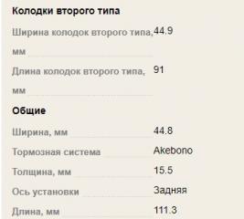 Колодки тормозные задние OUTLANDER 2009 CW5W 4B12 Колодки тормозные задние OUTLANDER 2009 CW5W 4B12