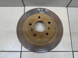 Диск тормозной задний nissan Qashqai 2019