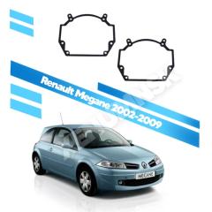 Запчасть переходные рамки для замены линз на hella3r Renault Megane 2002-2009