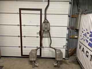 Глушитель Audi A4 2006 B7 BFB 1.8 8E0253609KE контрактная