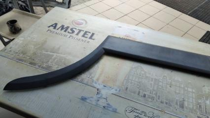 Запчасть молдинг двери задний левый Chevrolet Captiva 2012