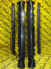 Накладки на порог обвес комплект BMW X5 12.2008