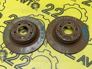 Диск тормозной комплект задний Mercedes-Benz C200 2011 контрактная Диск тормозной комплект задний Mercedes-Benz C200 2011