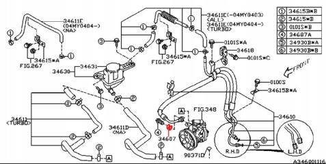 Шайба уплотнительная шланга высокого давления ГУР(original) Forester SG5
